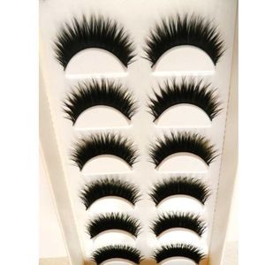 6 Pair Handmade Natural False Eyelashes